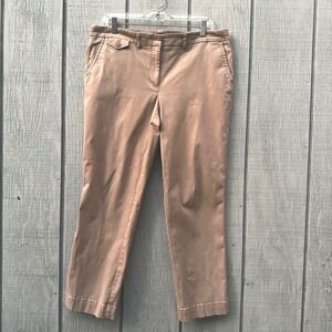 ❌SOLD❌Talbots Petites Tan Khaki Straight Leg Ankle Pants Women's Size 12P Office